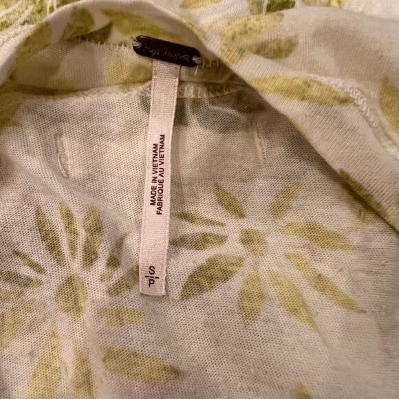 Free People Women’s Madison Tank Size Small Floral Print flowy oversized boho - Picture 14 of 15